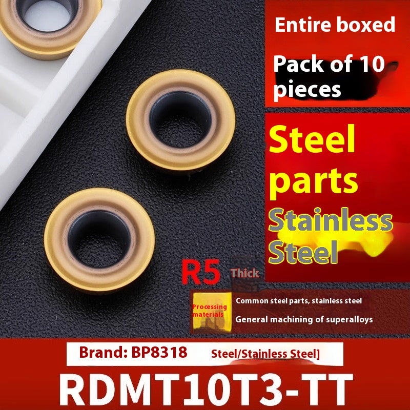 2042-CNC milling inserts, RPMW carbide R5 machining center, R4 milling machine, R6 milling inserts, RPMT round cutter cutters Shandong Denso Pricision Tools Co.,Ltd.